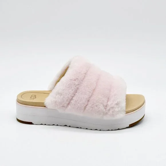 UGG Shoes Ugg Fluff Yeah Baby Pink Shearling Sandal Poshmark